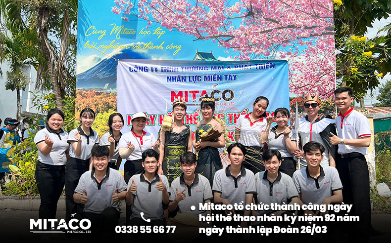 Mitaco tổ chức thành công ngày hội thể thao nhân kỷ niệm 92 năm thành lập đoàn 26/03